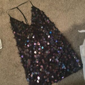 Sequin Mini Dress